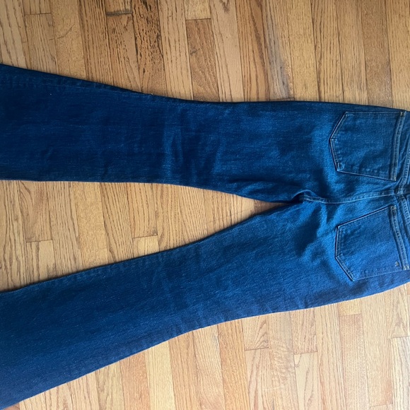 Madewell The Perfect Vintage Flare Dark Wash Jeans 27 X 33 - Picture 4 of 6